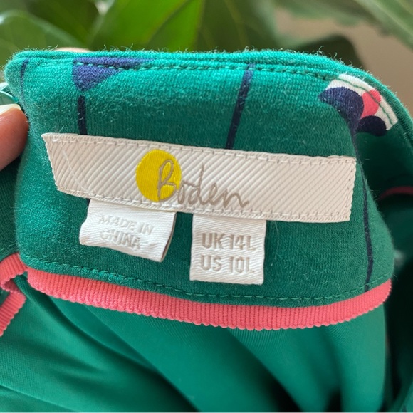 BODEN  Leonie Ponte MIDI Dress in Forest Green - Picture 4 of 12